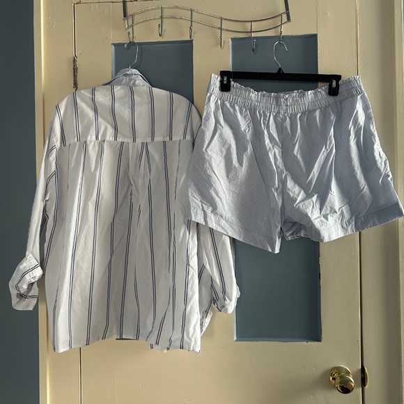 Aerie Button Up and Short Set - Picture 4 of 7